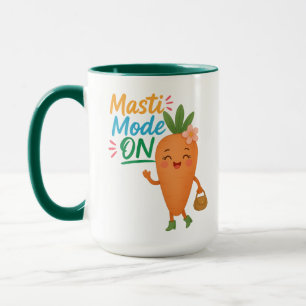 Taza de Combo de Modo Masti de Zanahoria Linda Div