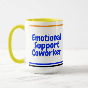 Taza de Compañero de Apoyo Emocional (Regalo para 