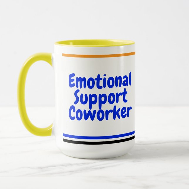Taza de Compañero de Apoyo Emocional (Regalo para  (Izquierda)