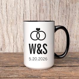 Taza de compromiso personalizada | Regalo para ell