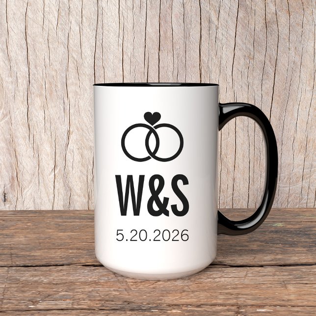 Taza de compromiso personalizada | Regalo para ell (personalized couple mug, wedding gift for couple, engagement gift mug, anniversary gift for her,)
