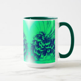 Taza de cono de pinote verde