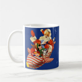 Taza de consumición retra de Rocket Santa del
