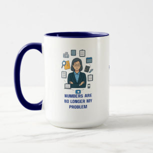 Taza de Contador Retirado – Regalo Divertido de Ju