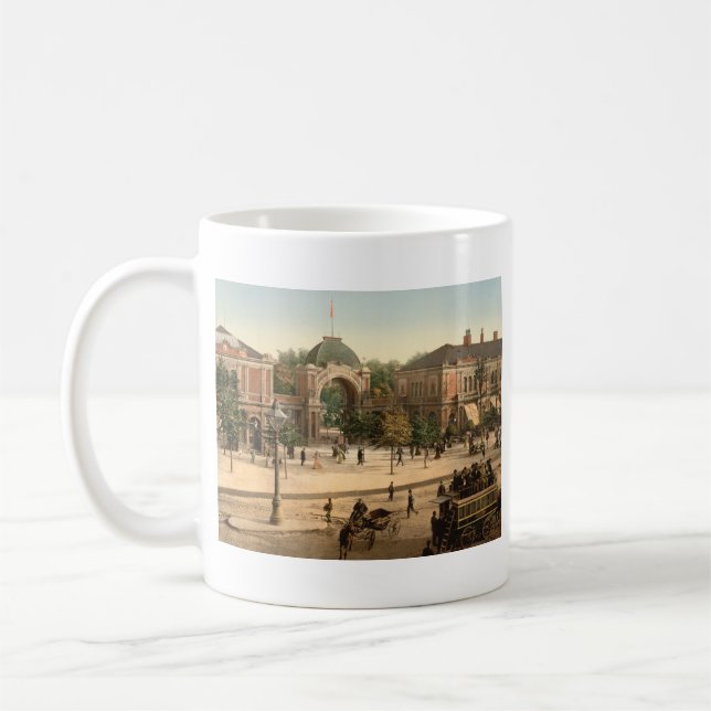 Taza de Copenhague de la entrada del parque de (Izquierda)