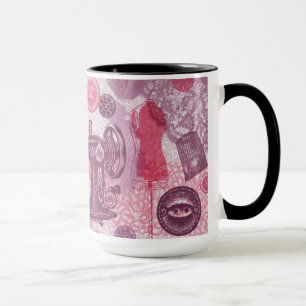 Taza de costura del campanero del vintage