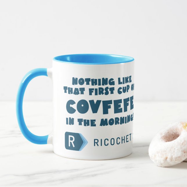 Taza de Covfefe (Con donut)