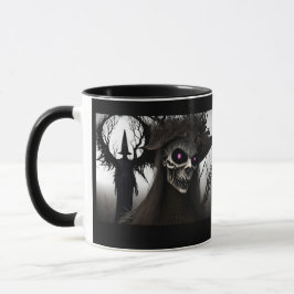 Taza de cráneo de la bruja del bosque marchito