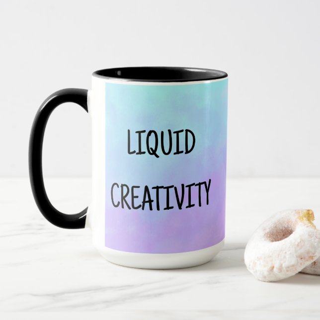 Taza de creatividad líquida (Con donut)