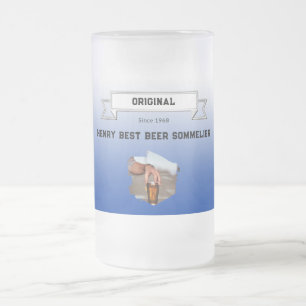 TAZA DE CRISTAL ESMERILADO