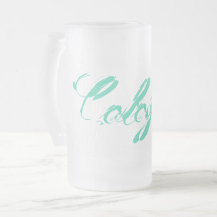 TAZA DE CRISTAL ESMERILADO