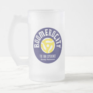 TAZA DE CRISTAL ESMERILADO 