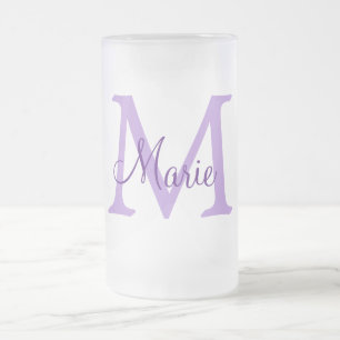 TAZA DE CRISTAL ESMERILADO