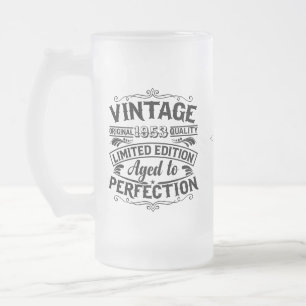 TAZA DE CRISTAL ESMERILADO 