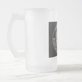 Taza De Cristal Esmerilado Χ Ρ+SPQR Poculum