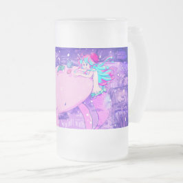 Taza De Cristal Esmerilado ・・・ジ ラ と マ の メ・  snihtsnihtsni・