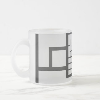 Taza De Cristal Esmerilado "祭" kanji único