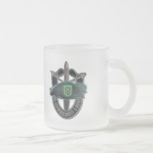 Taza De Cristal Esmerilado 10.º grupo de las fuerzas especiales iraq nam son