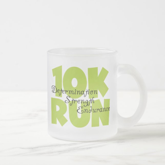 Taza De Cristal Esmerilado 10 Run Spring Green (Derecha)