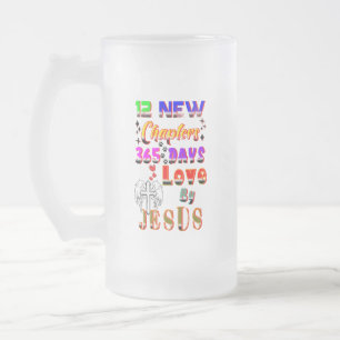 Taza De Cristal Esmerilado 12 Nuevos Capítulos 365 Días De Amor Por Jesús