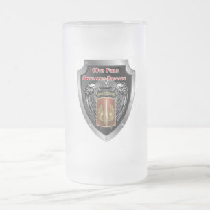 Taza De Cristal Esmerilado 18ª Brigada de Artillería de Campo Aérea