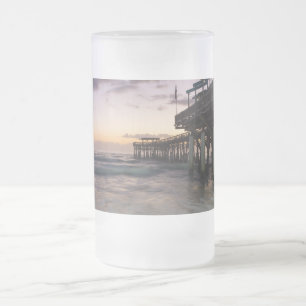 Taza De Cristal Esmerilado 1.ª Cerveza de Cacao del Amanecer