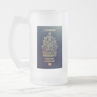 Taza De Cristal Esmerilado [200] Cubierta canadiense del pasaporte