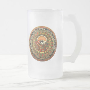 Taza De Cristal Esmerilado [200] El dios del sol egipcio Ra