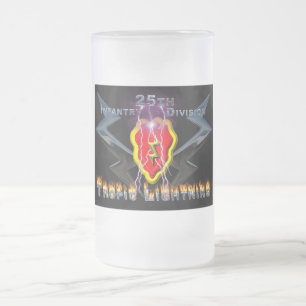Taza De Cristal Esmerilado 25ª División de Infantería