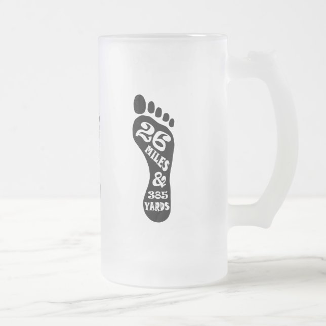 Taza De Cristal Esmerilado 26 millas y 385 metros (Derecha)