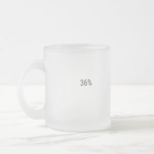 TAZA DE CRISTAL ESMERILADO 36%