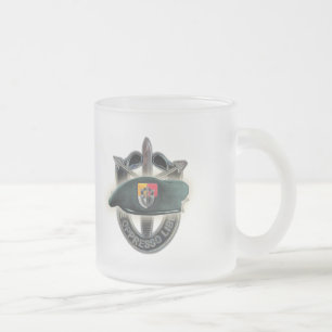 Taza De Cristal Esmerilado 3.ᵉʳ grupo de fuerzas especiales boinas verdes en