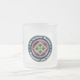 Taza De Cristal Esmerilado 4.ª División de Infantería Keepsake