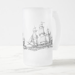 Taza De Cristal Esmerilado 4.º nave