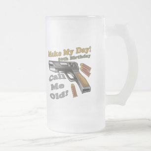 Taza De Cristal Esmerilado 50.o Regalos de cumpleaños