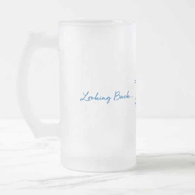 Taza De Cristal Esmerilado 75° Aniversario de la rana (Izquierda)