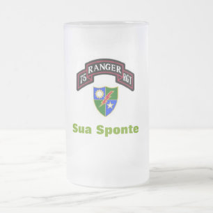 Taza De Cristal Esmerilado 75.o Cerveza helada guardabosques Stein del
