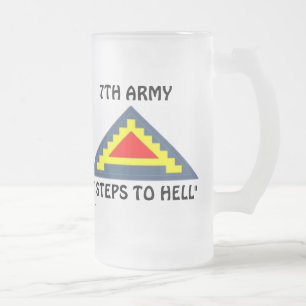 Taza De Cristal Esmerilado 7mo Ejército frm/1