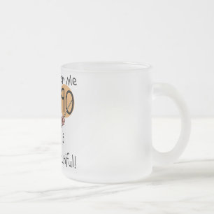 Taza De Cristal Esmerilado 90 es camisetas y regalos hermosos