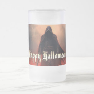 Taza De Cristal Esmerilado A la sombra de la Parca - Halloween