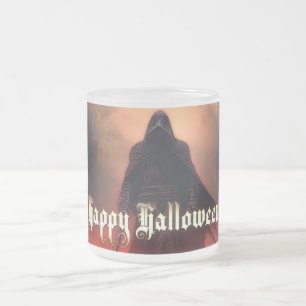 Taza De Cristal Esmerilado A la sombra de la Parca - Halloween