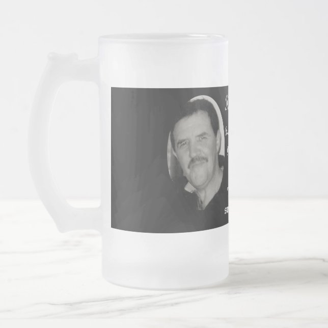 Taza De Cristal Esmerilado A nosotros él era el monumento del mundo (Izquierda)