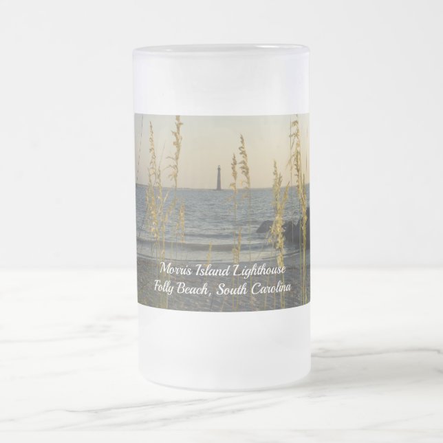 Taza De Cristal Esmerilado A Través De Las Orejas Del Mar, Mug Escarcha (Centro)