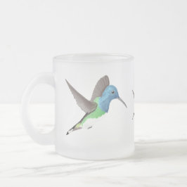 Taza De Cristal Esmerilado Abandonar a Jacobin Hummingbird - transparente.
