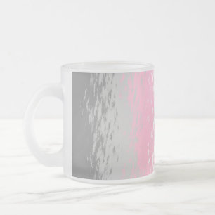 Taza De Cristal Esmerilado Abstract Demigirl Pride Flag