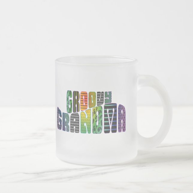 Taza De Cristal Esmerilado Abuela maravillosa (Derecha)