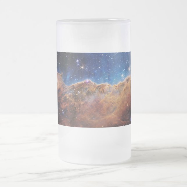 Taza De Cristal Esmerilado Acantilados cósmicos Telescopio web Carina Nebula  (Centro)