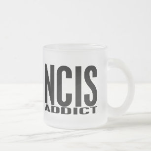 Taza De Cristal Esmerilado Adicto a NCIS
