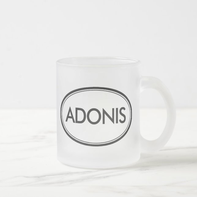 Taza De Cristal Esmerilado Adonis (Derecha)
