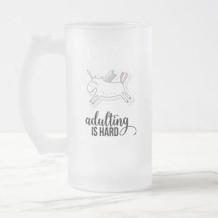 Taza De Cristal Esmerilado Adultos es difícil de entender